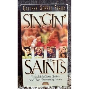 Gaither Gospel Series Singin With The Saints VHS 1998 Bill Gloria Gaither EX